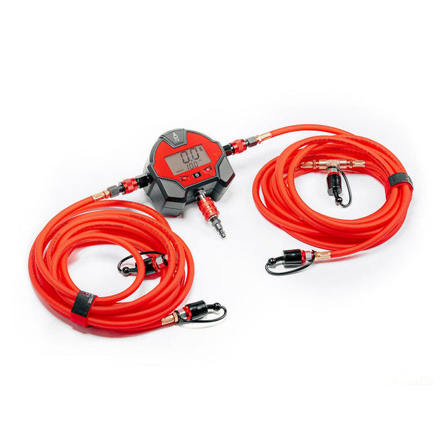 Thor's Lightning TotalControl Hammer Manifold - Automatic 4-Tire Deflator and Inflator Controller (Red)