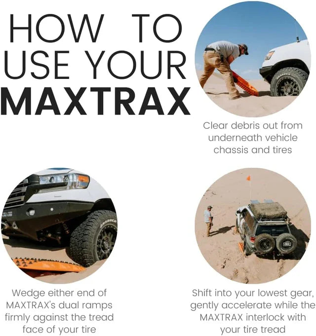 MaxTrax Lite Recovery Boards (Pair, Black)