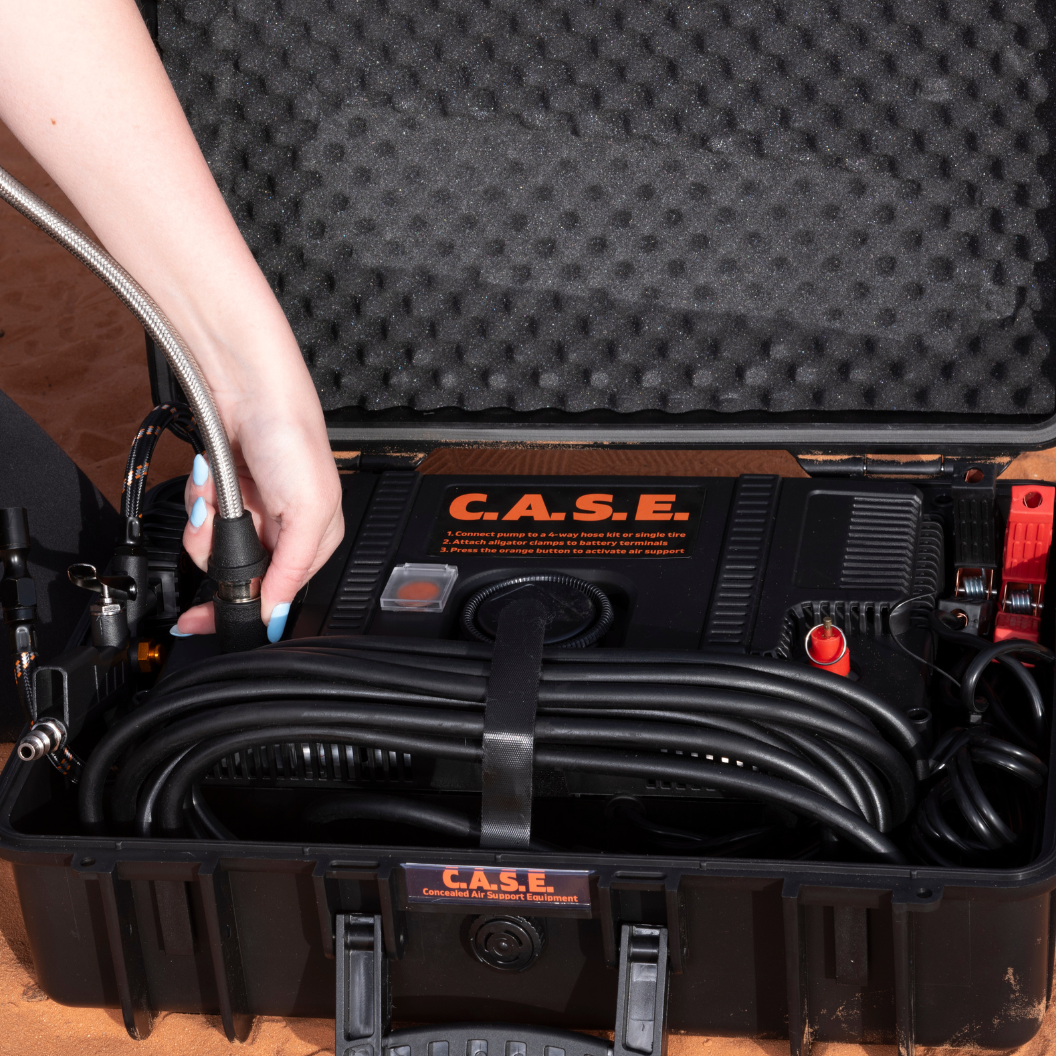 EZ FLATE C.A.S.E. 10.6 CFM Concealed Dual Air Compressor