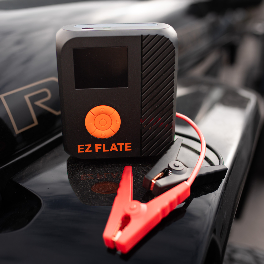 EZ FLATE Air Boost Pro 2-in-1 Air Compressor and Jump Starter