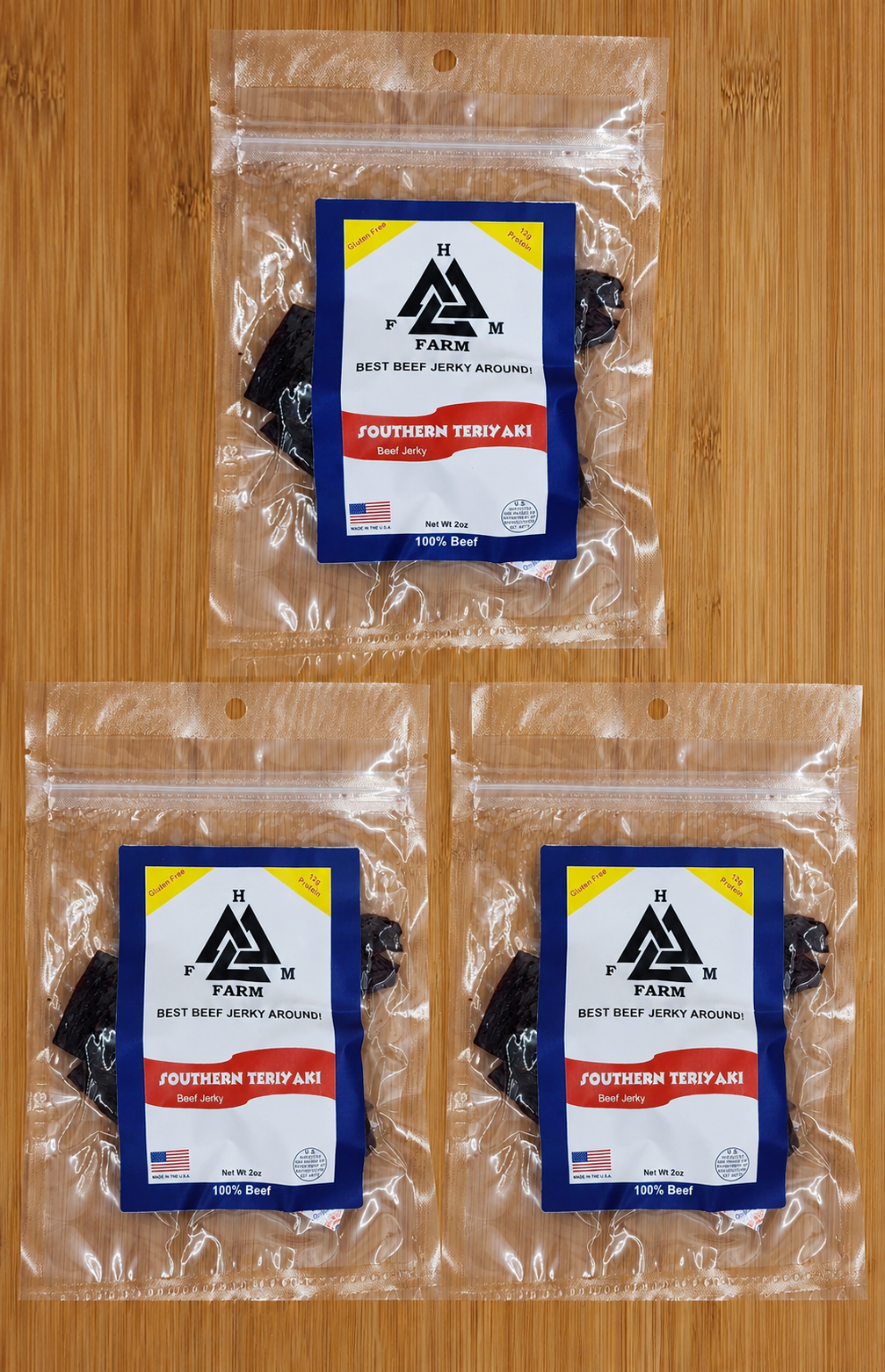 HFM Farm Southern Teriyaki Beef Jerky