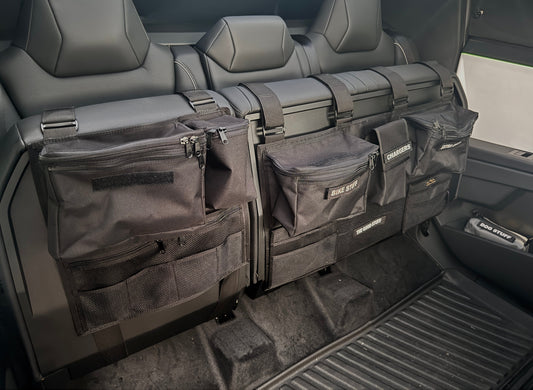 Tesla Cybertruck Rear-Seat Storage Organizer — Overland Gear Guy