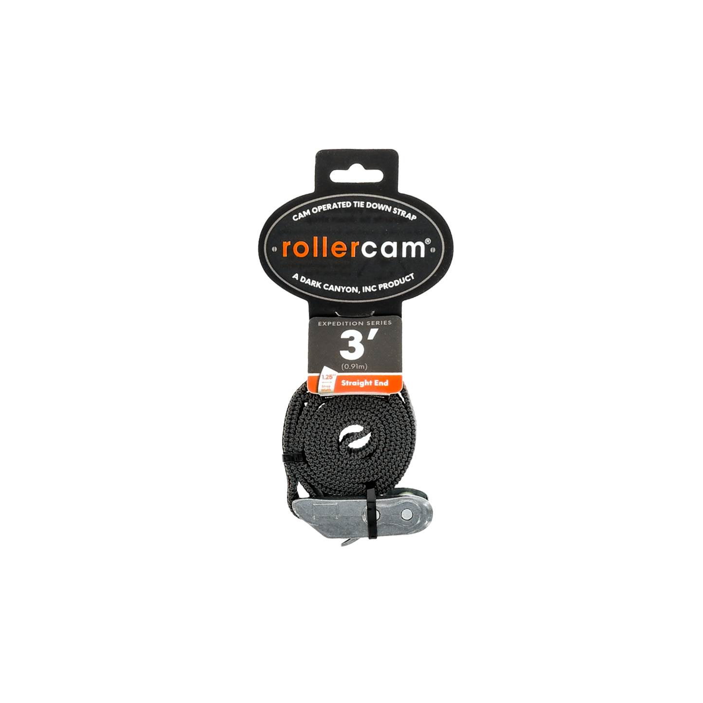 Rollercam 1.25-Inch Cam Strap, Straight End