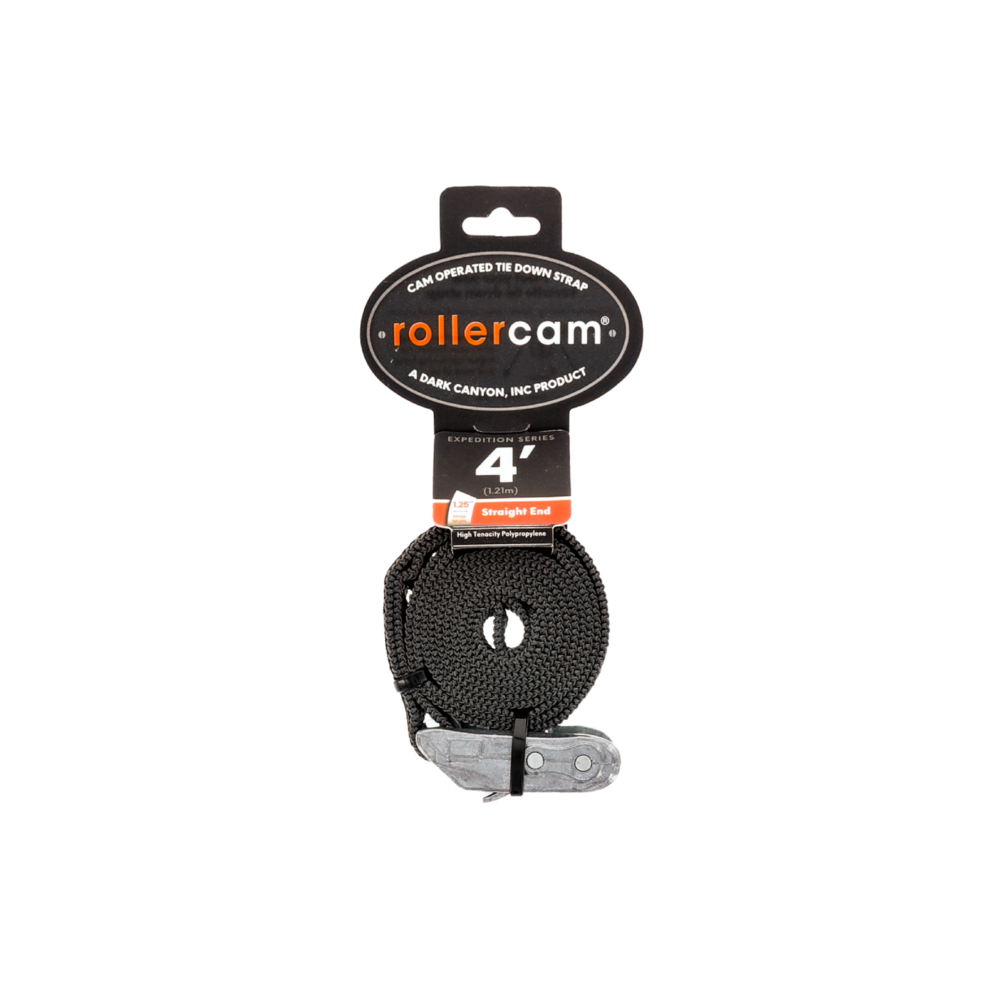 Rollercam 1.25-Inch Cam Strap, Straight End