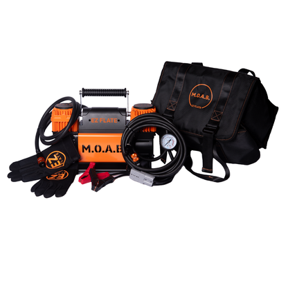 EZ FLATE M.O.A.B. 10.6 CFM Portable Dual Air Compressor