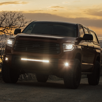 Heretic 6 Series 30-Inch LED Light Bar - Combo Beam, Clear Lens, Black Bezel