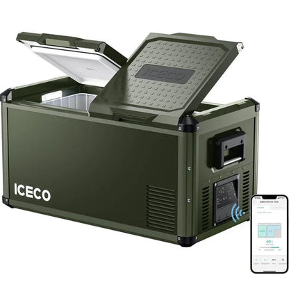 ICECO VL75 Pro Dual Zone 79QT Portable Cooler Olive