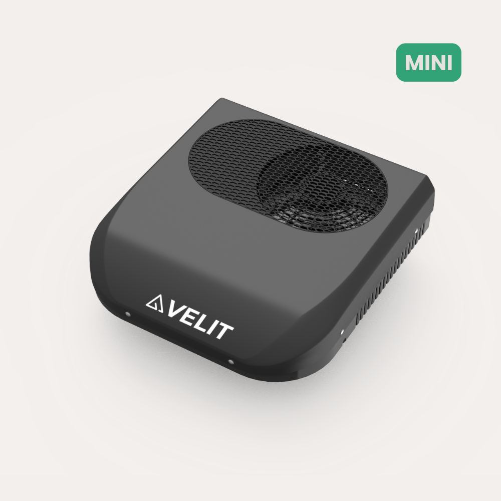 Velit 2000R Mini Rooftop Air Conditioner | 12V / 48V DC
