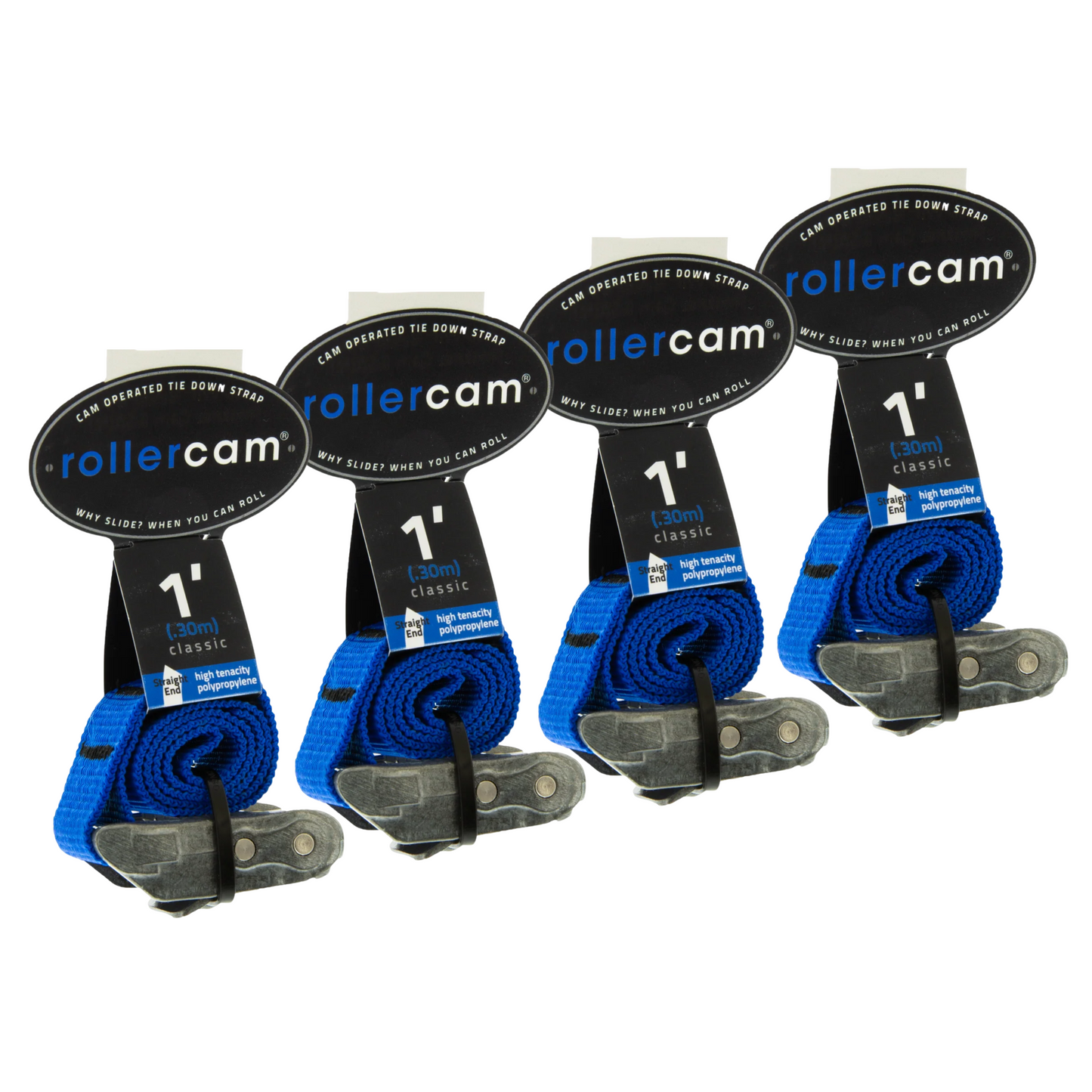 Rollercam 1-Inch Cam Strap, Straight End