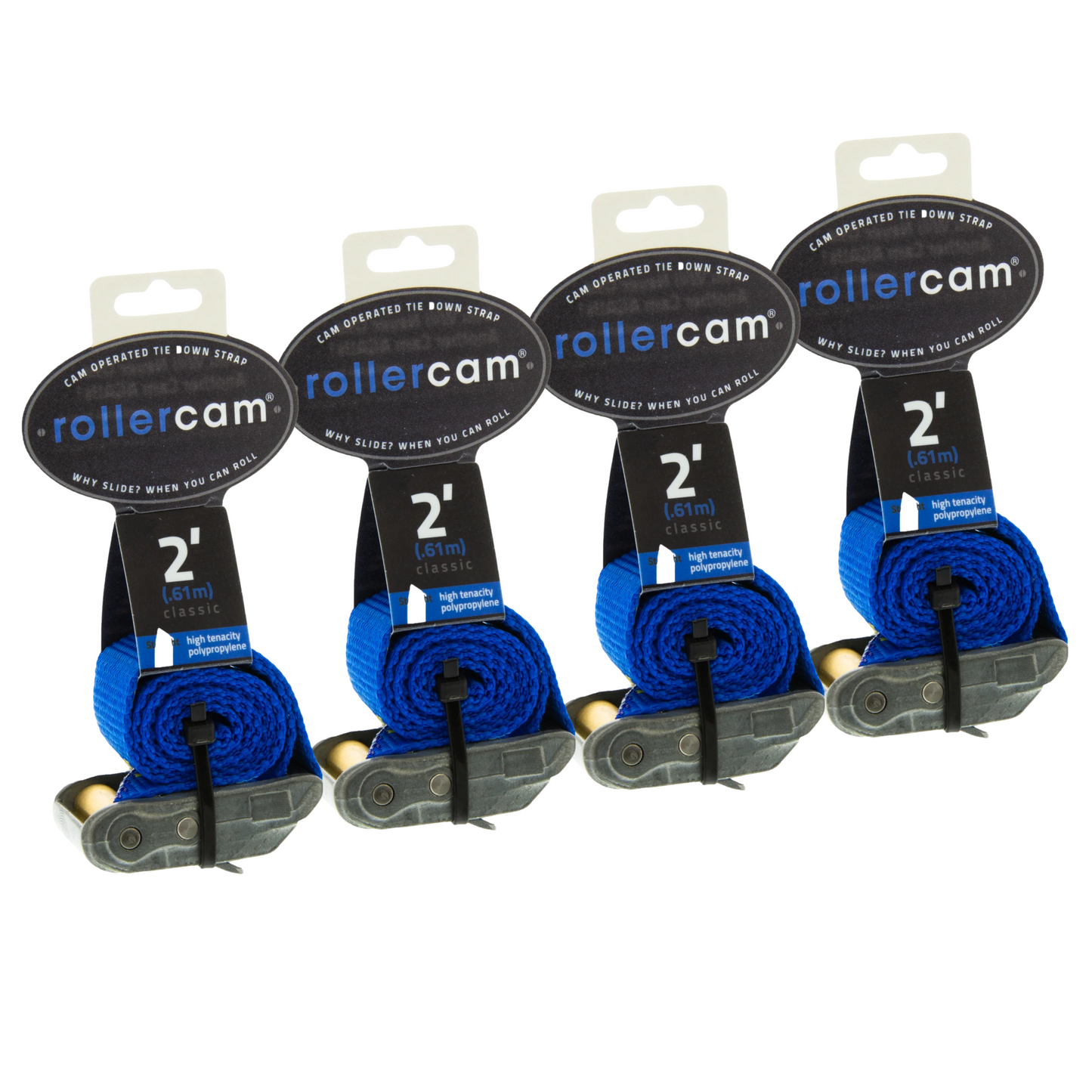 Rollercam 1-Inch Cam Strap, Straight End