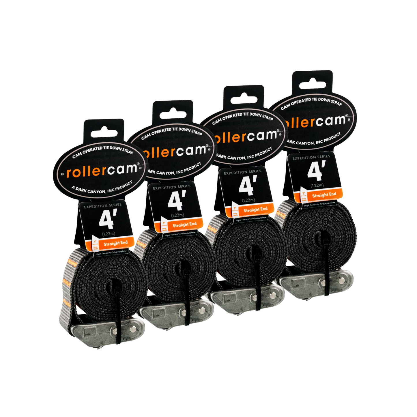 Rollercam 1-Inch Cam Strap, Straight End