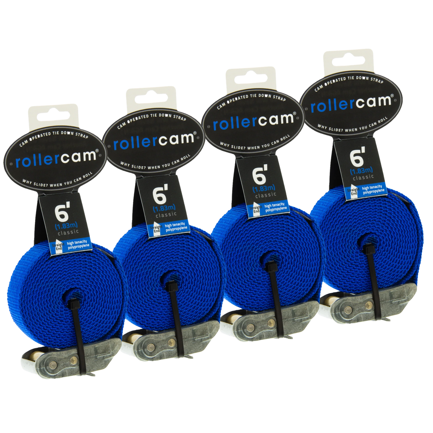 Rollercam 1-Inch Cam Strap, Straight End