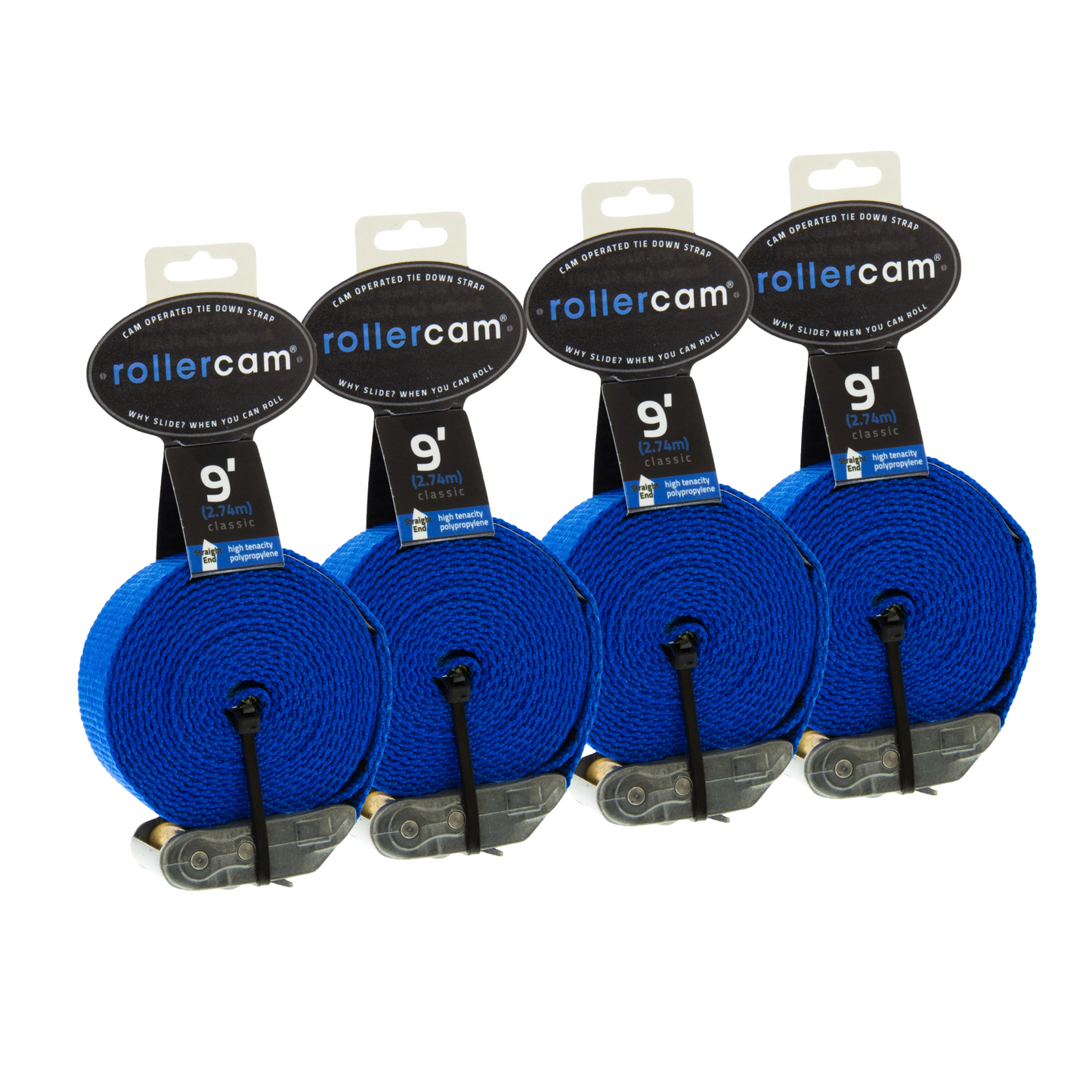 Rollercam 1-Inch Cam Strap, Straight End