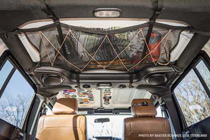 Jeep Wrangler JKU Attic — Overhead MOLLE Storage