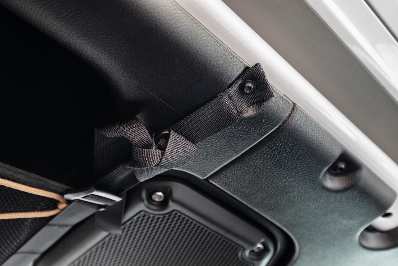 Jeep Wrangler JLU Attic — Overhead MOLLE Storage
