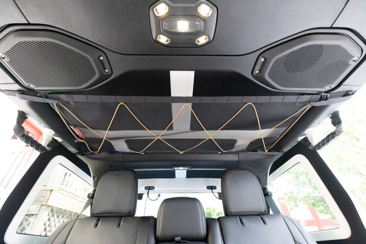Jeep Wrangler JLU Attic — Overhead MOLLE Storage