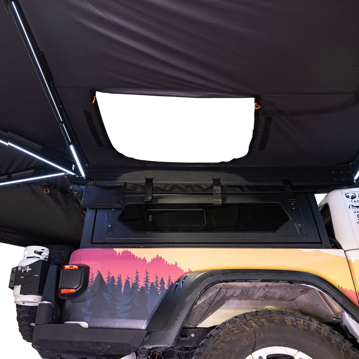 23Zero Onyx 270 Awning — Right Hand (6-Arm + Bracket Kit)