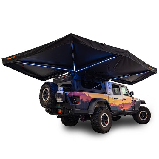 23Zero Onyx 270 Awning — Right Hand (6-Arm + Bracket Kit)