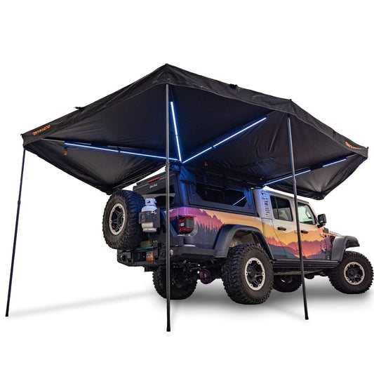 23Zero Onyx 270 Awning — Right Hand (6-Arm + Bracket Kit)
