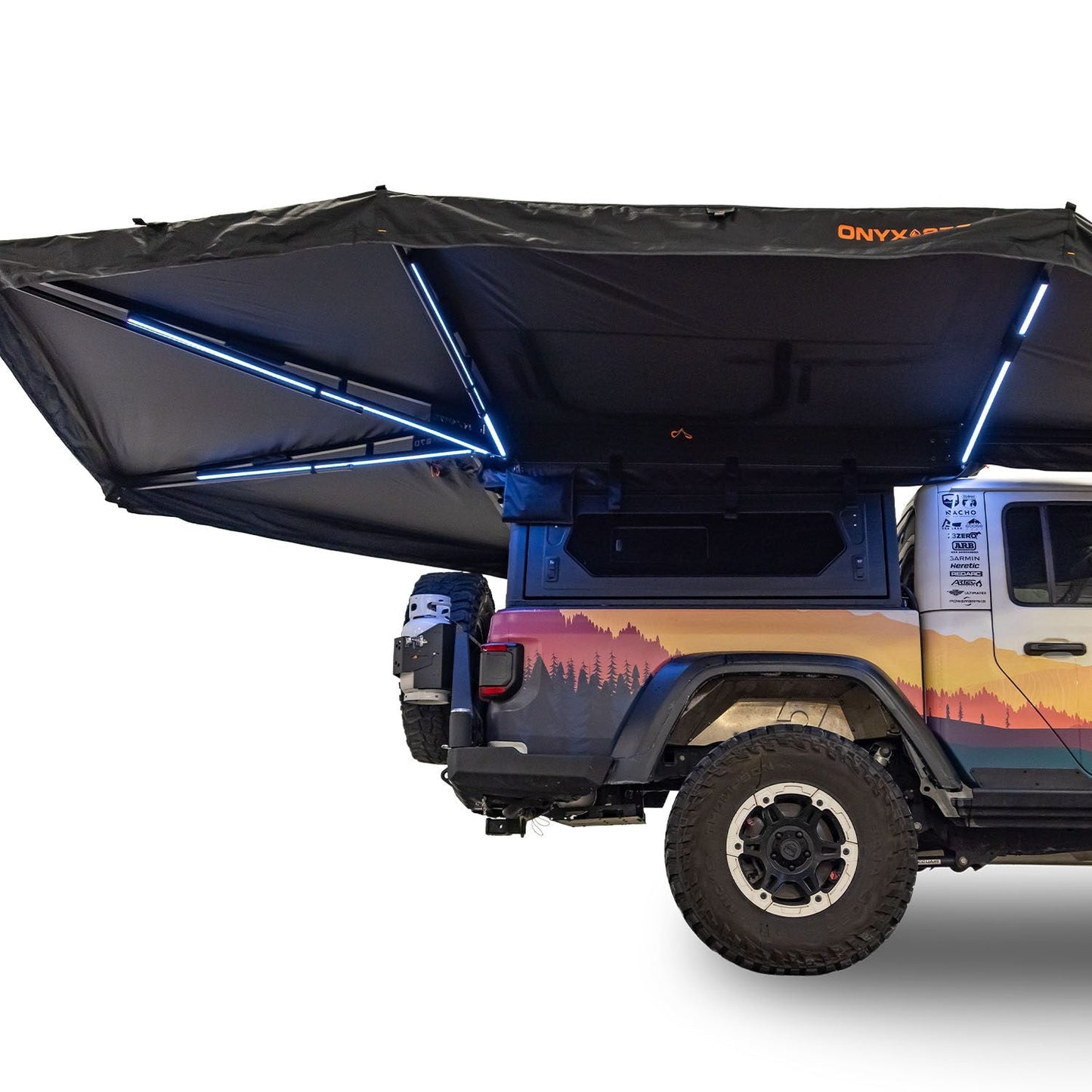 23Zero Onyx 270 Awning — Right Hand (6-Arm + Bracket Kit)