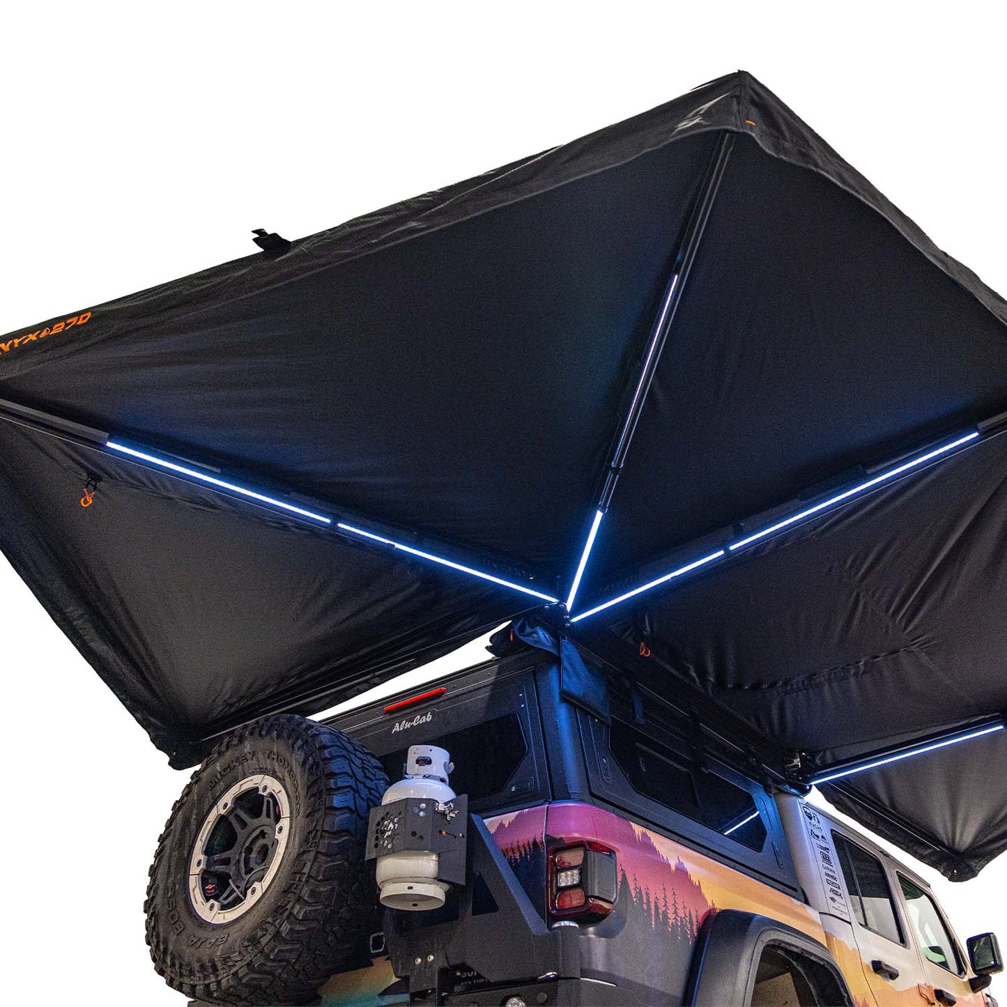 23Zero Onyx 270 Awning — Right Hand (6-Arm + Bracket Kit)