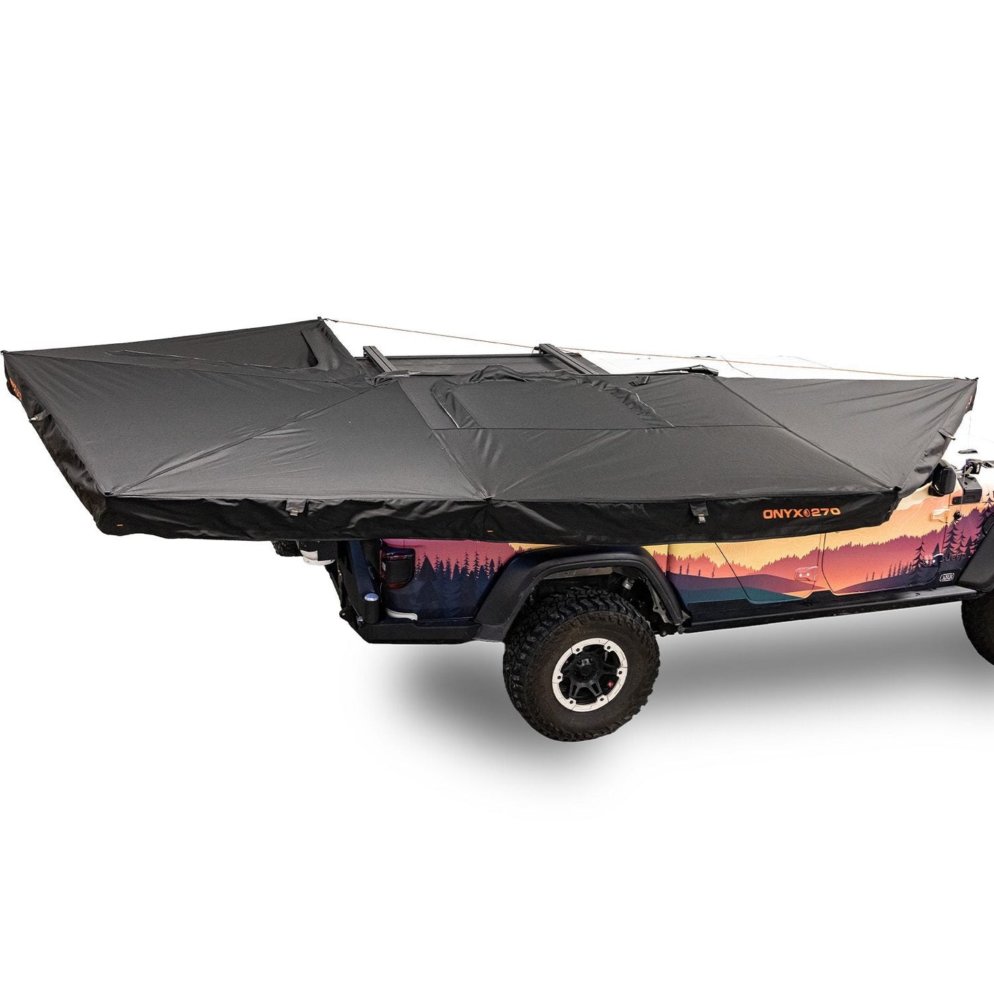 23Zero Onyx 270 Awning — Right Hand (6-Arm + Bracket Kit)
