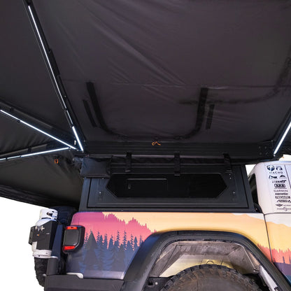 23Zero Onyx 270 Awning — Right Hand (6-Arm + Bracket Kit)