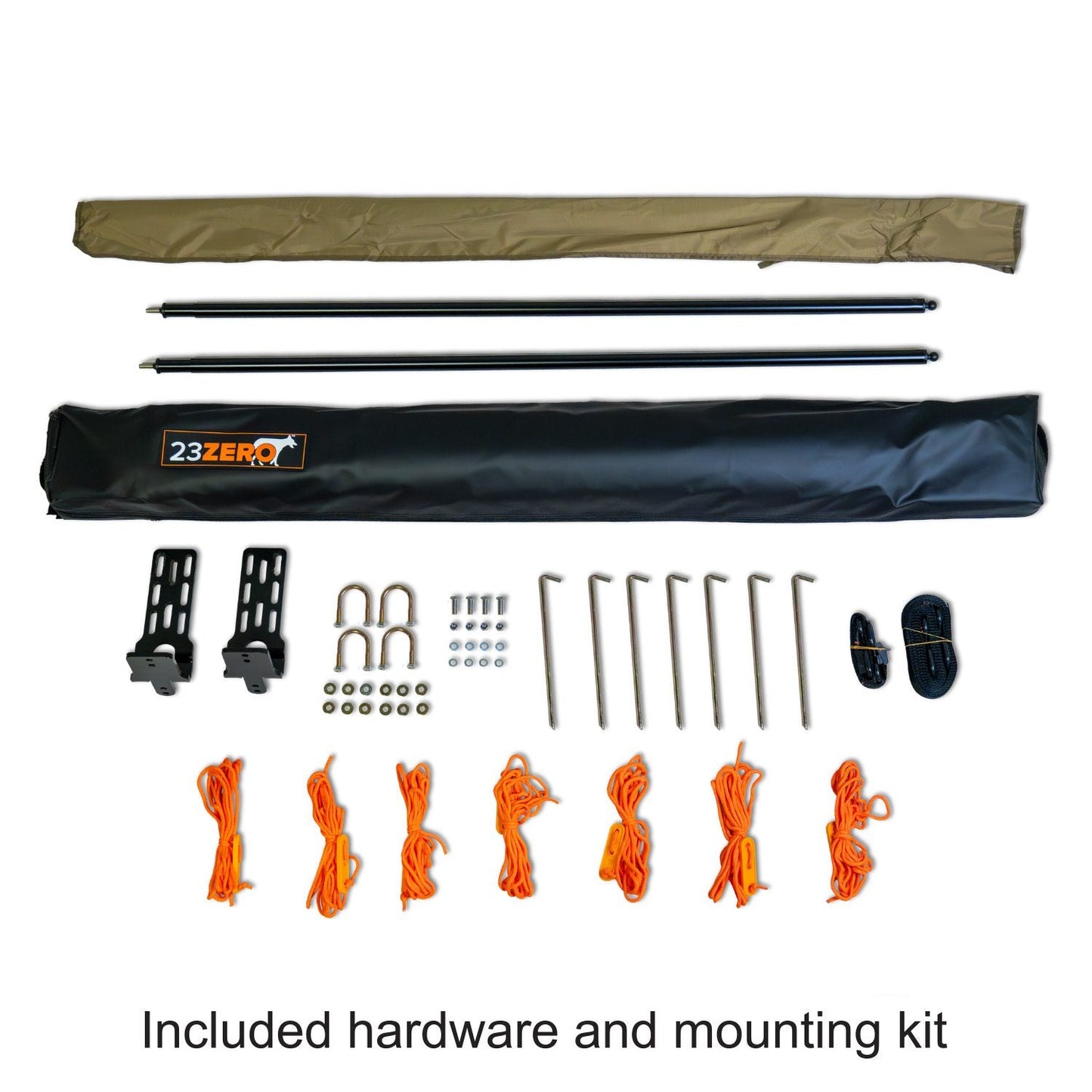 23ZERO Peregrine PRO 180 Compact Awning + Bracket Kit