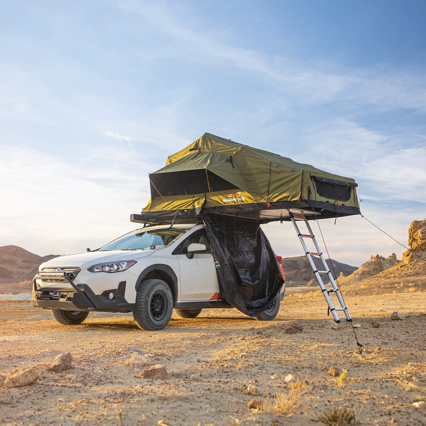 23Zero Walkabout 62 2.0 Soft Shell Rooftop Tent with Boot Bag and Gear Loft