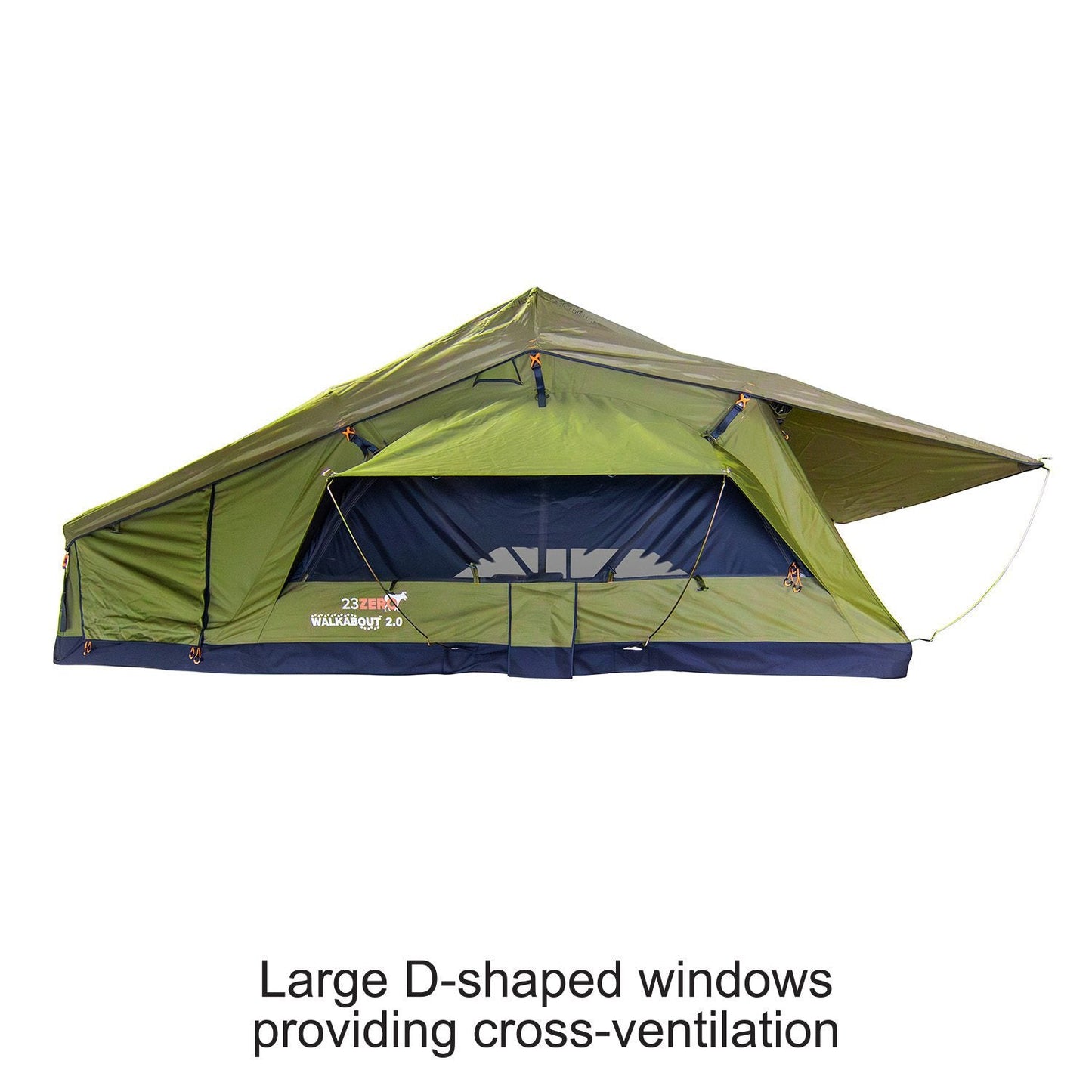 23Zero Walkabout 62 2.0 Soft Shell Rooftop Tent with Boot Bag and Gear Loft