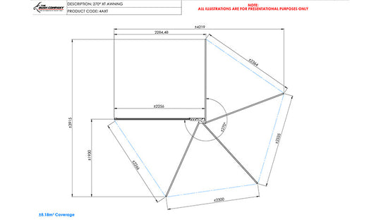 The Bush Company - 270 XT Awning Mk2