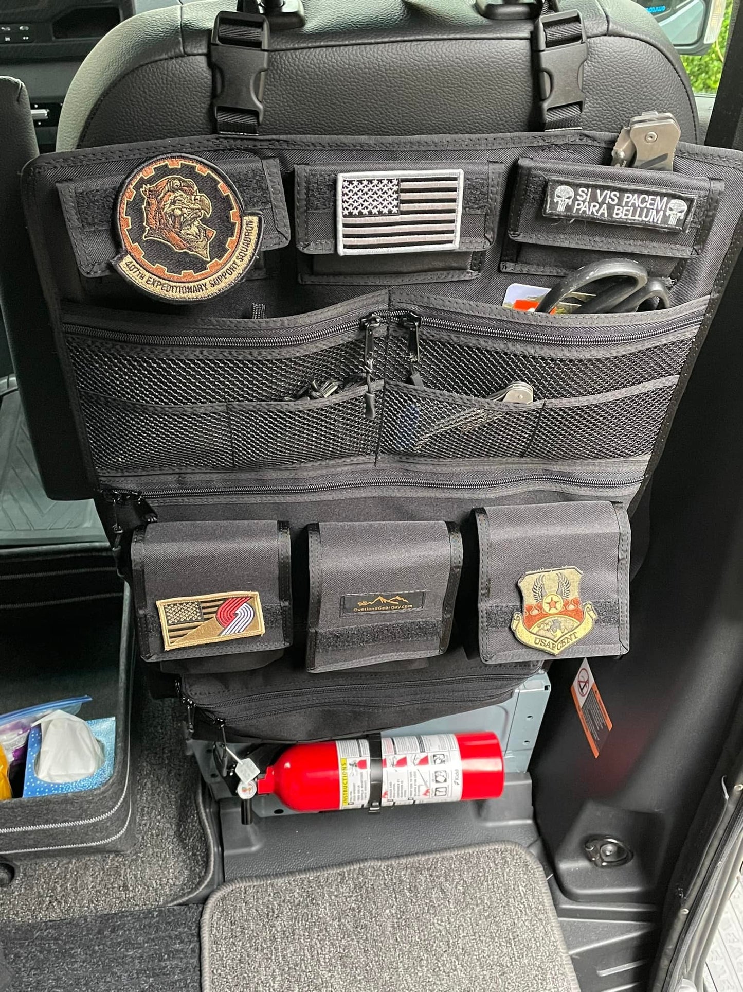 Overland Gear Guy Adventure Ready 2 Seat Organizer