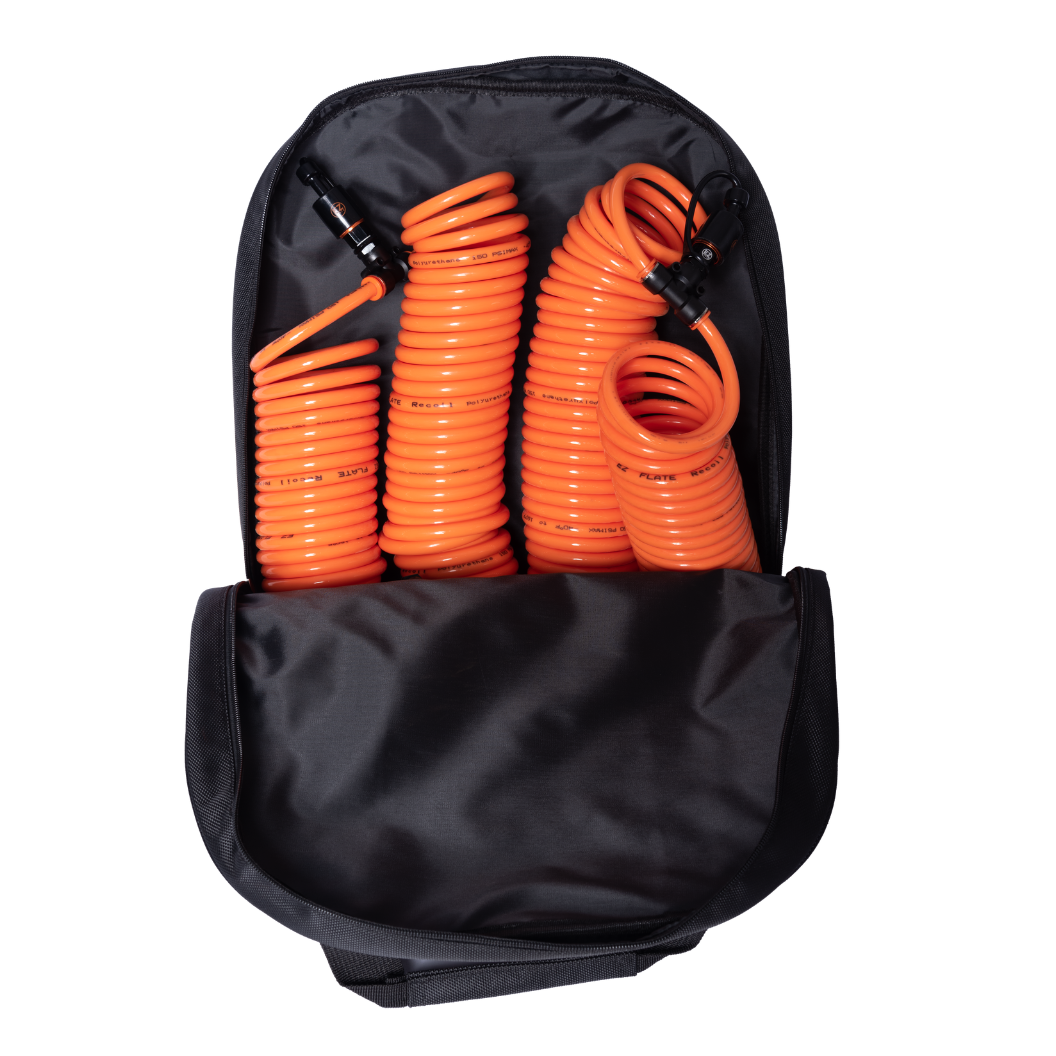 EZ FLATE Recoil 4-Way Hose Kit with Air Command