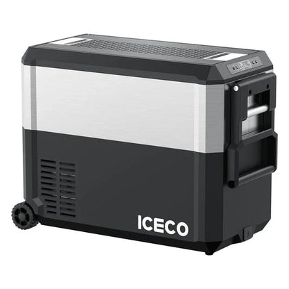 ICECO JP40 Pro Dual Zone Wheeled 39QT Portable Cooler Silver