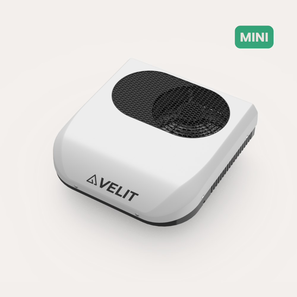 Velit 2000R Mini Rooftop Air Conditioner | 12V / 48V DC