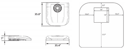 Velit 3000R Rooftop Air Conditioner | 24V / 48V DC