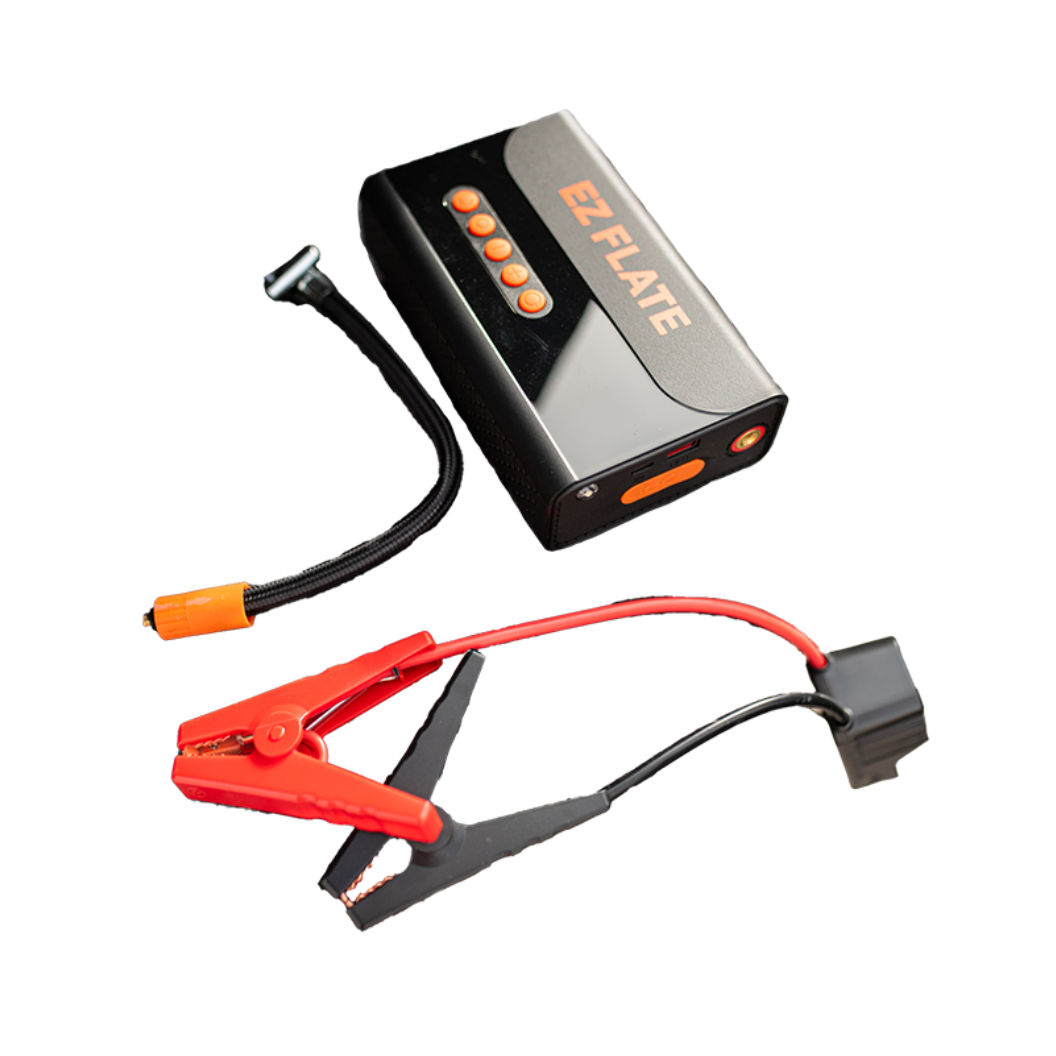 EZ FLATE Air Boost 2-in-1 Air Compressor & Jump Pack