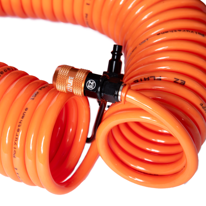 EZ FLATE Recoil 4-Way Hose Kit with Air Command