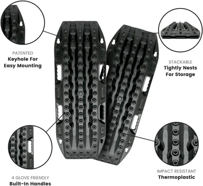 MaxTrax Lite Recovery Boards (Pair, Black)