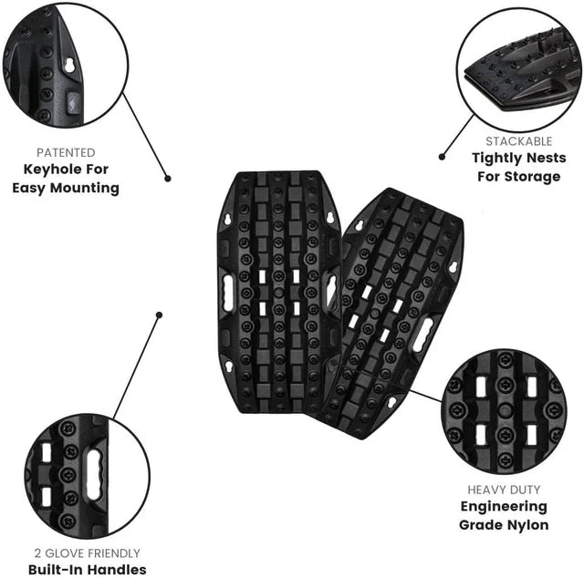 MAXTRAX Mini Traction Boards (Desert Tan, Pair)