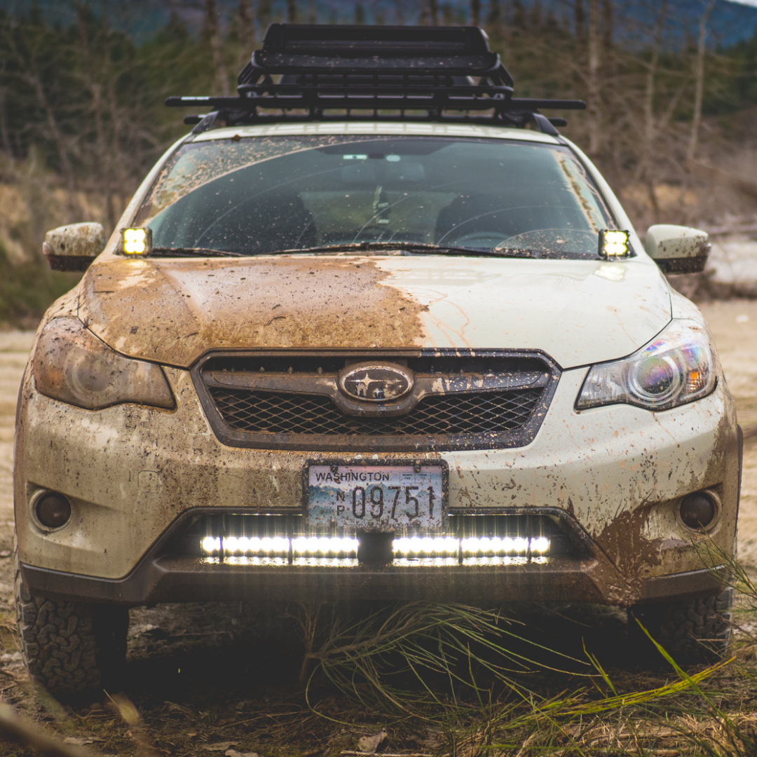 Heretic 6 Series 30-Inch LED Light Bar - Combo Beam, Clear Lens, Black Bezel
