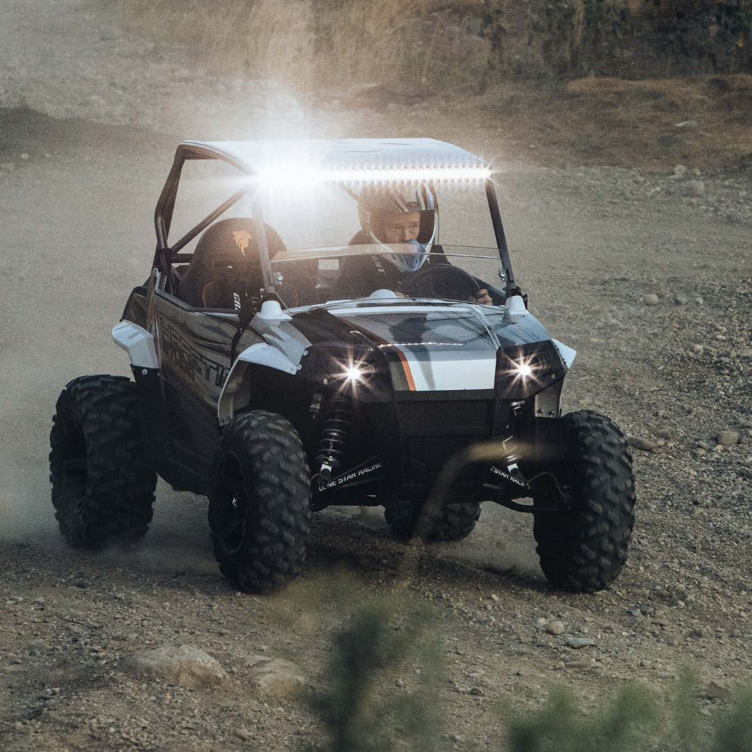 Heretic 6 Series 30-Inch LED Light Bar - Combo Beam, Clear Lens, Black Bezel