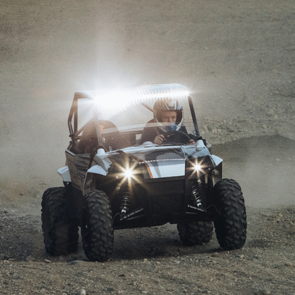 Heretic 6 Series 30-Inch LED Light Bar - Combo Beam, Clear Lens, Black Bezel