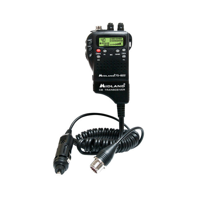 Midland 75-822 2-in-1 40-Channel CB Radio with Mobile Adapter