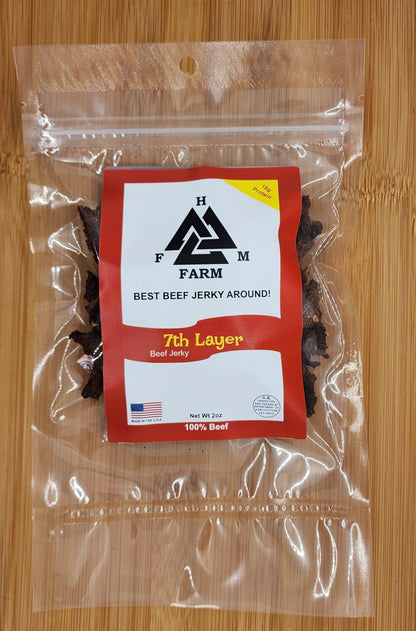 HFM Farm 7th Layer Extreme Hot Beef Jerky
