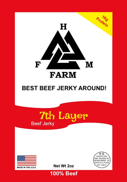 HFM Farm 7th Layer Extreme Hot Beef Jerky