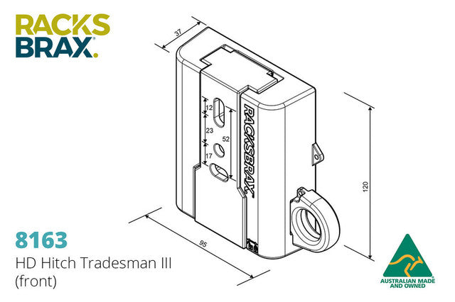 RacksBrax HD Hitch Tradesman III
