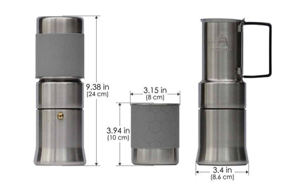 nCamp Kitchen to Go 5-Piece Bundle (Stove, Prep, Adapter, Café, Case)