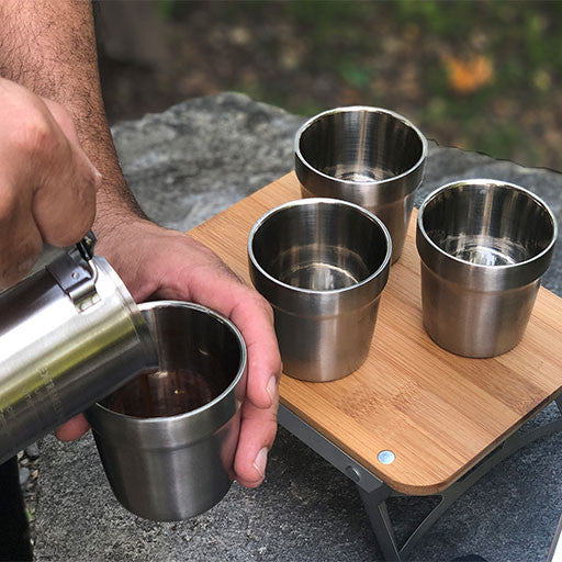nCamp Insulated Camp Cups - 4 Pack