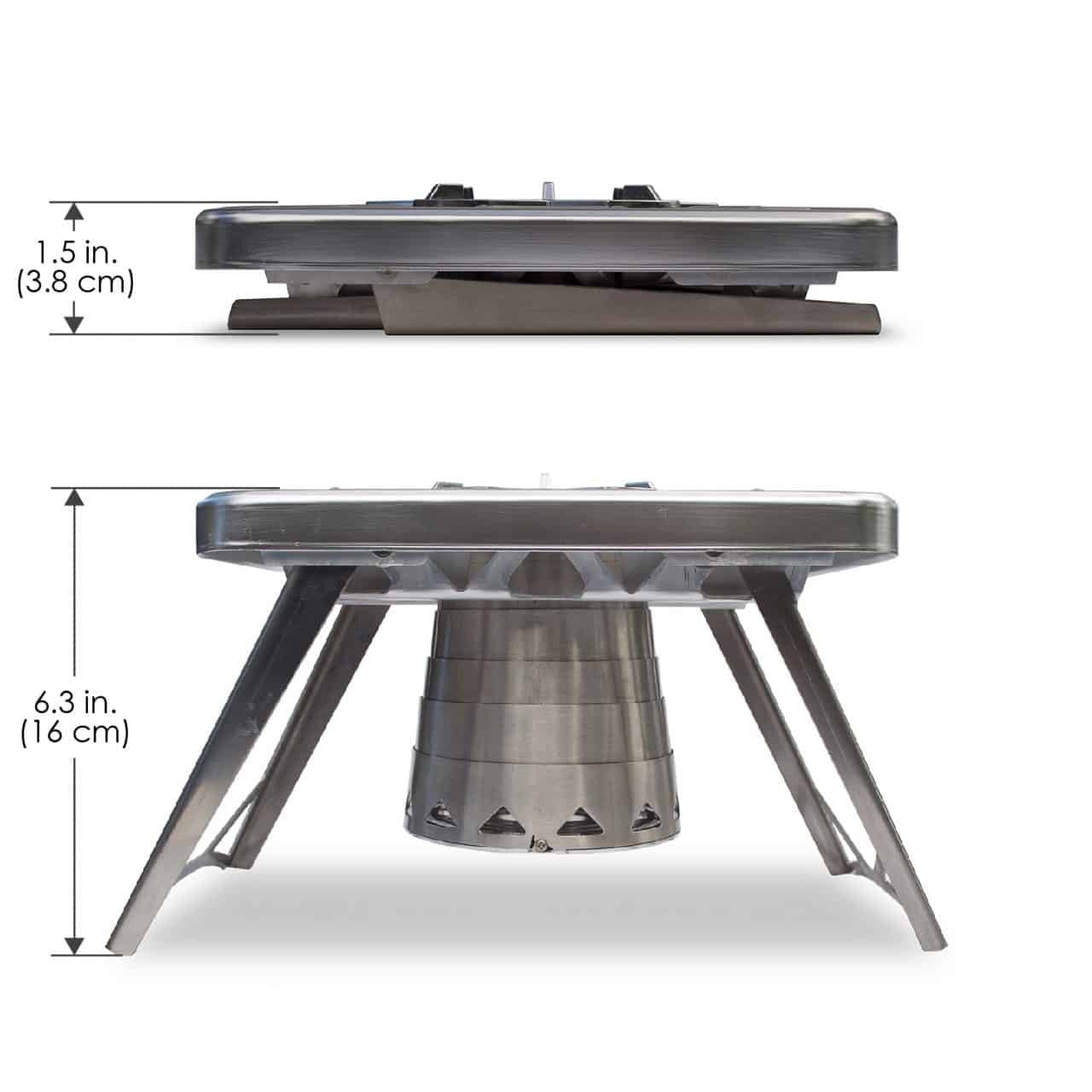 nCamp Kitchen to Go 5-Piece Bundle (Stove, Prep, Adapter, Café, Case)